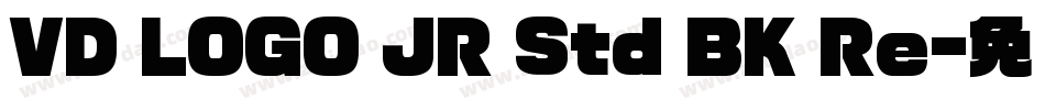 VD LOGO JR Std BK Re字体转换